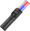 Alcohol Tester High Sensitivity 3-Second Voice Result Announcement Red and Blue Flashing 18-Hour Long Battery Life