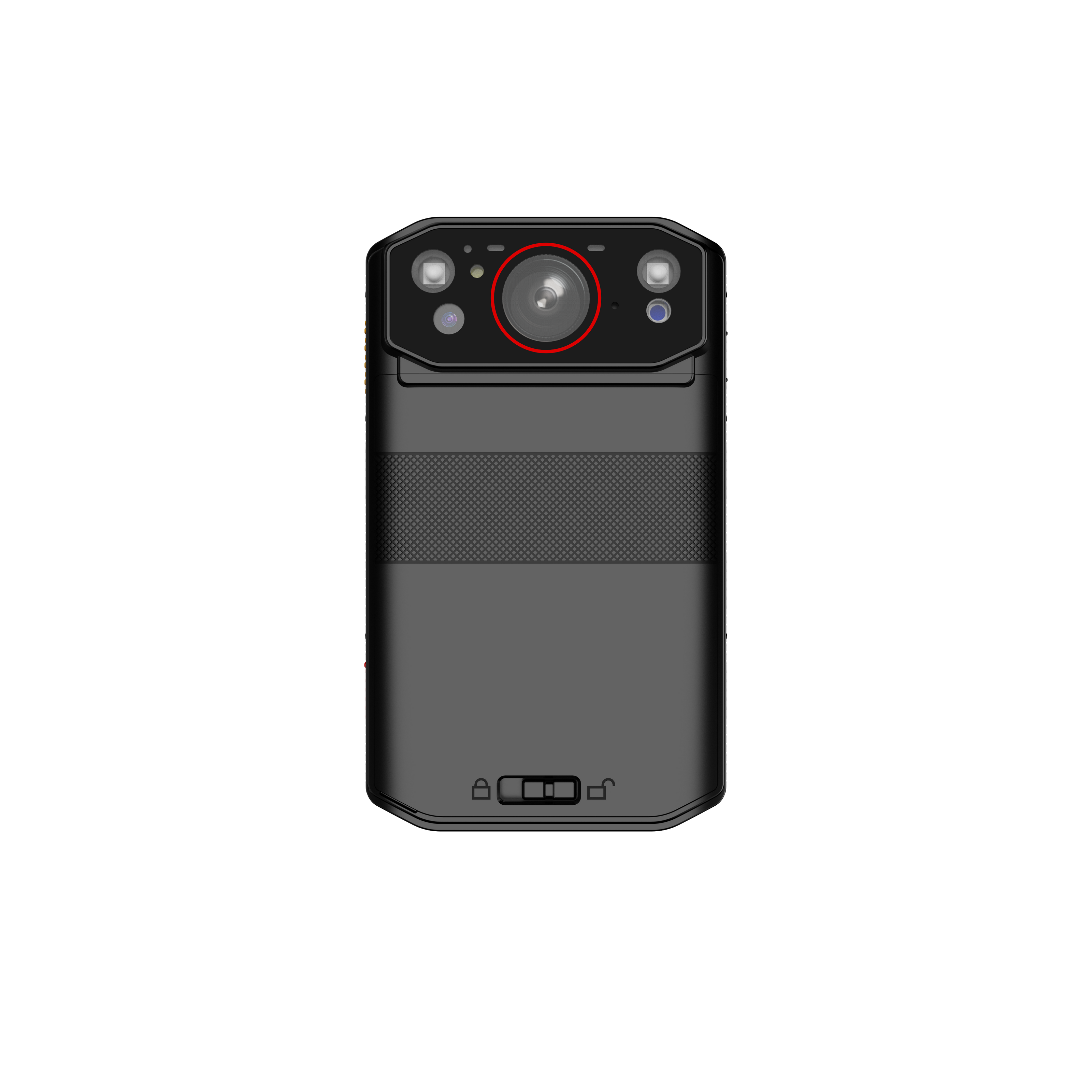 A88 Body-Worn Camera 4G/5G Wireless Transmission Remote Real-Time Monitoring 2.8-inch Touch Screen