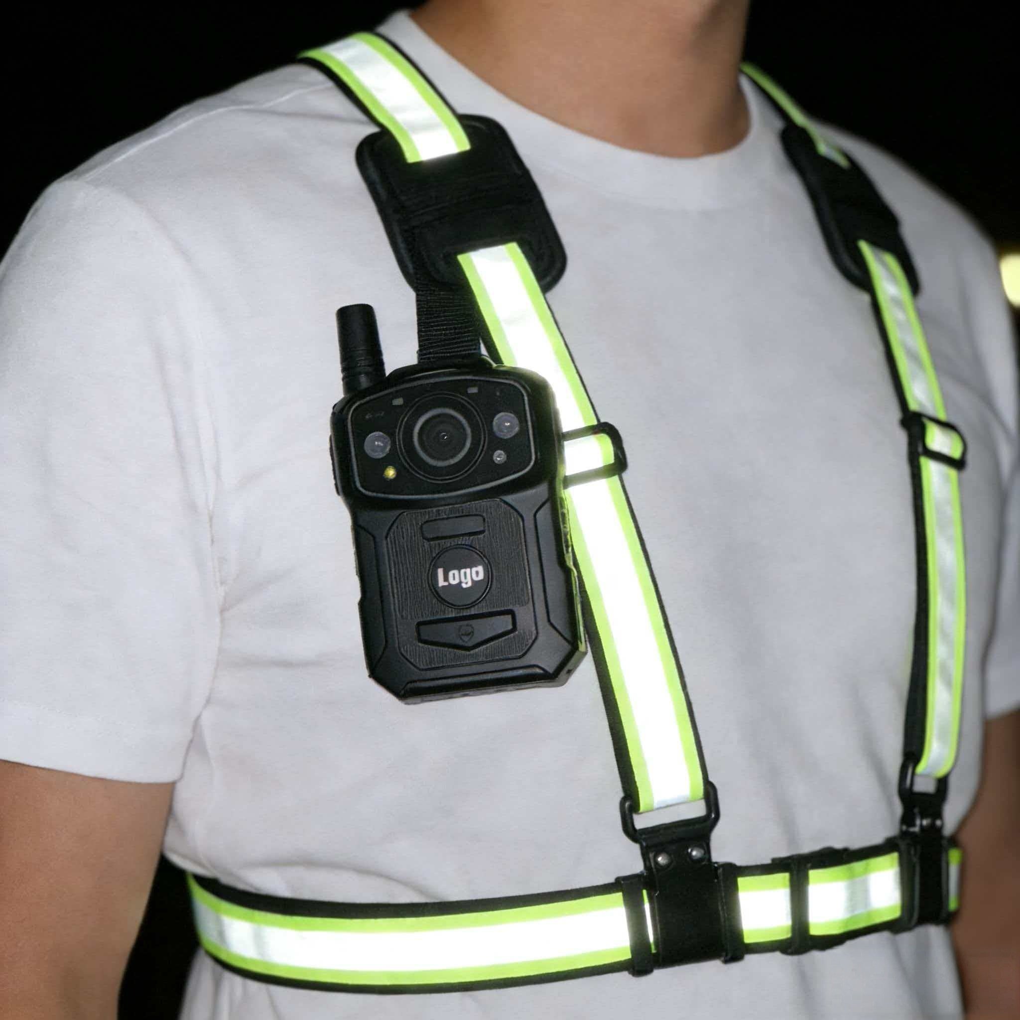 Body Camera Reflective Shoulder Strap