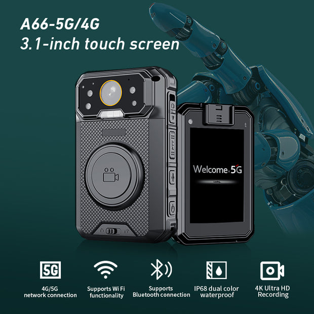 A66 4G/5G Law Enforcement Recorder Remote Real-time Intercom Remote Wireless Transmission