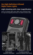 AWS-CAT1 4G Body-Worn Camera 4K High-Definition Video Recording IP68 Waterproof and Dustproof