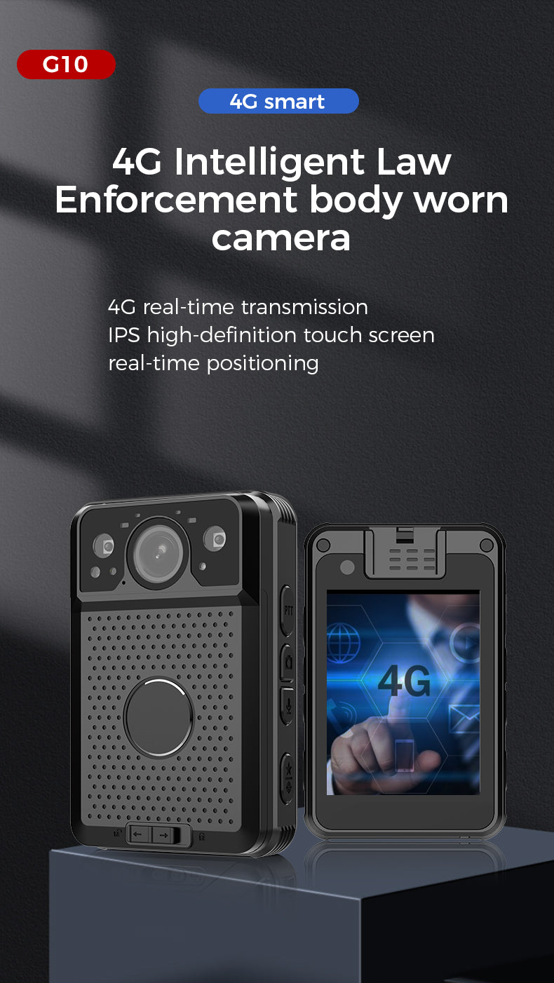 G10 4G Law Enforcement Recorder Wireless Transmission Global Real-time Positioning
