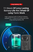 L1 Law Enforcement Body Camera, 76g Ultra-Lightweight Body, 11-Hour Long Battery Life, 58W High-Definition Photo Pixels, Automatic Infrared Night Vision