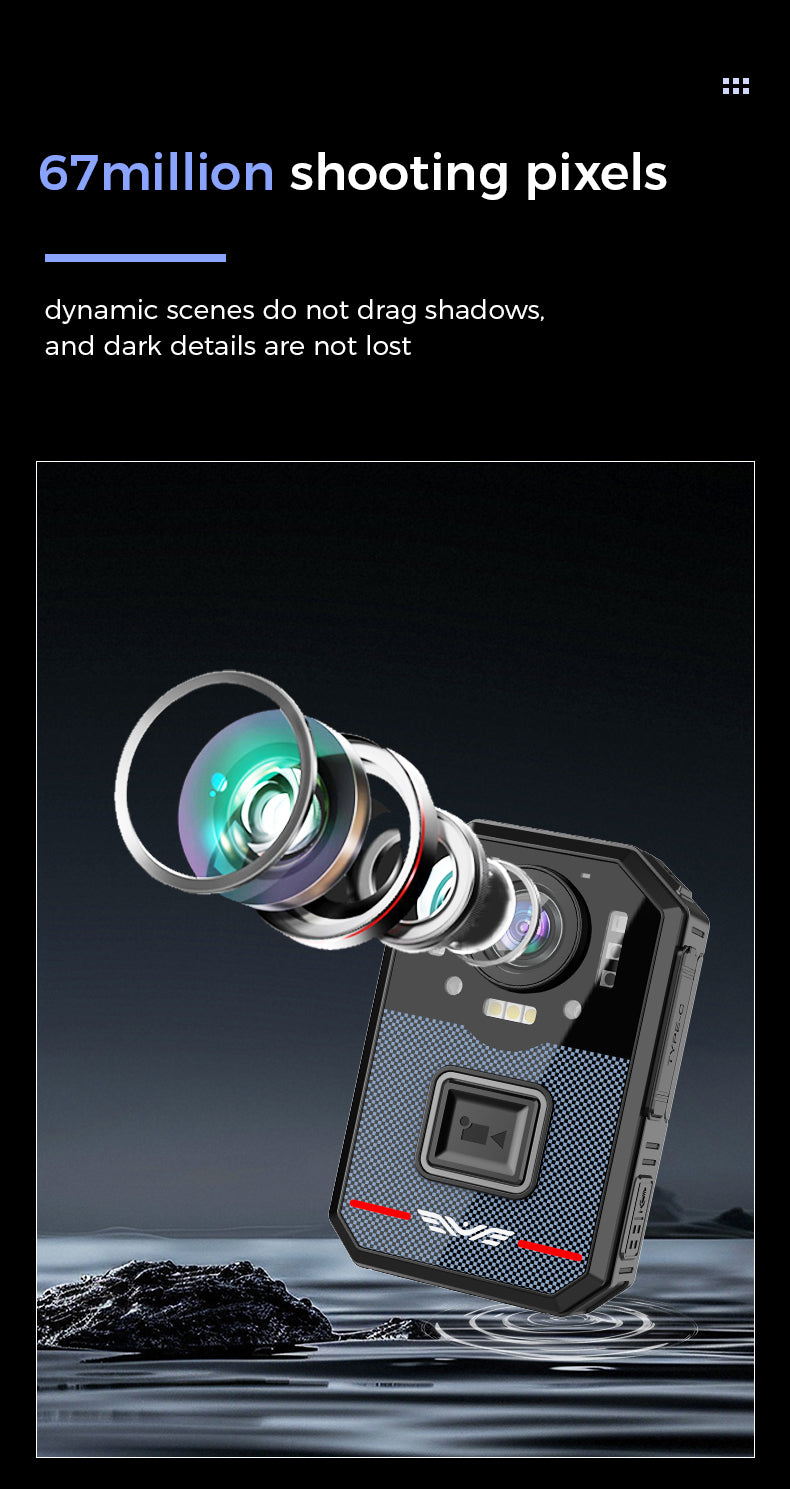 L2 PRO Law Enforcement Recorder IP68 Waterproof and Dustproof 2K High-Definition Video Recording 12-Hour Ultra-Long Battery Life