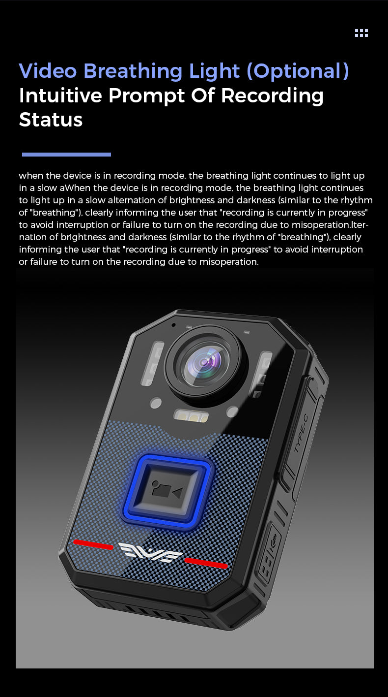 L2 PRO Law Enforcement Recorder IP68 Waterproof and Dustproof 2K High-Definition Video Recording 12-Hour Ultra-Long Battery Life