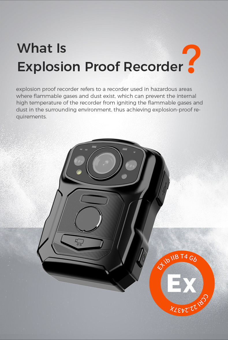 M5 Explosion-Proof Law Enforcement Recorder GPS positioning 18 hours ultra-long battery life