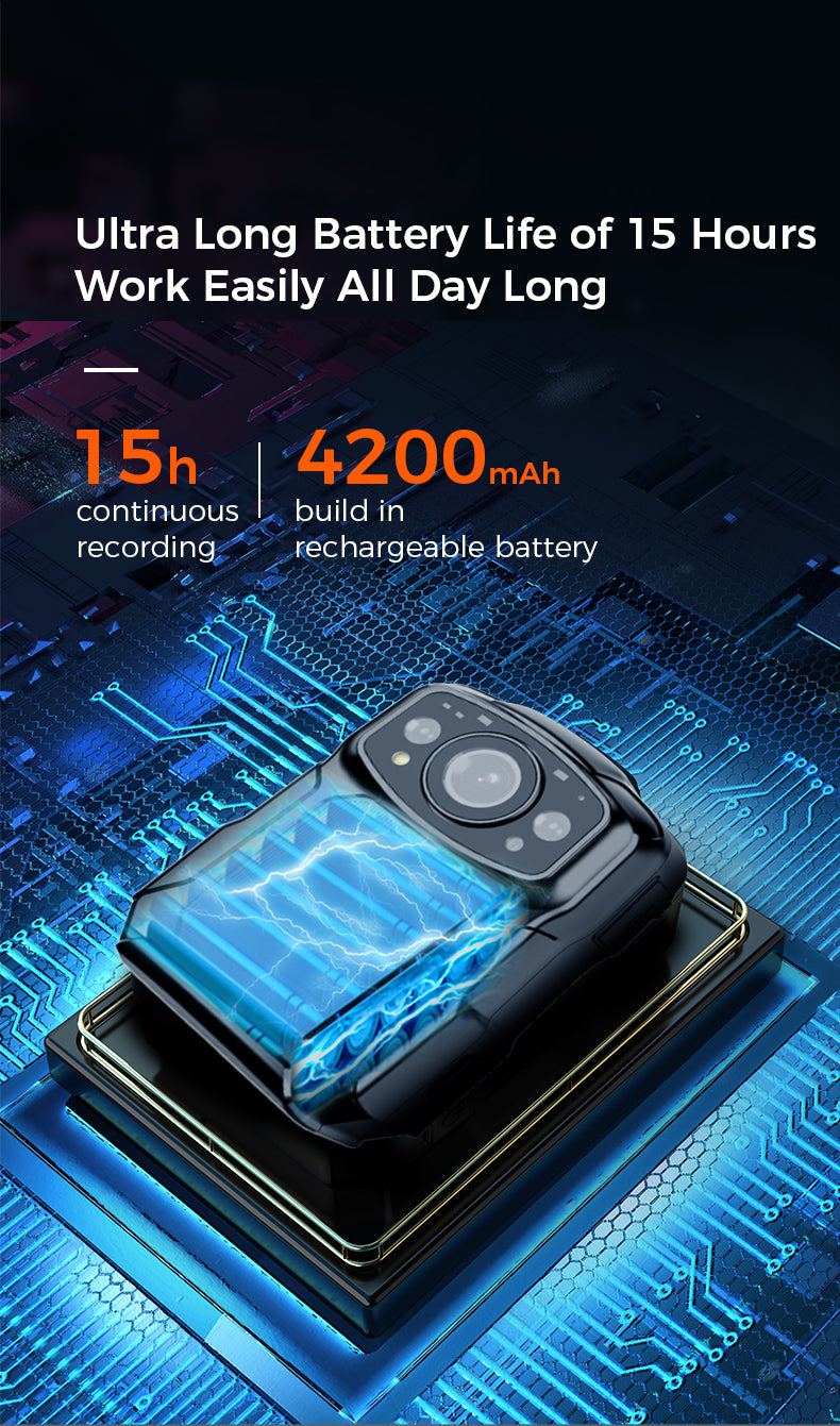 M5 Explosion-Proof Law Enforcement Recorder GPS positioning 18 hours ultra-long battery life