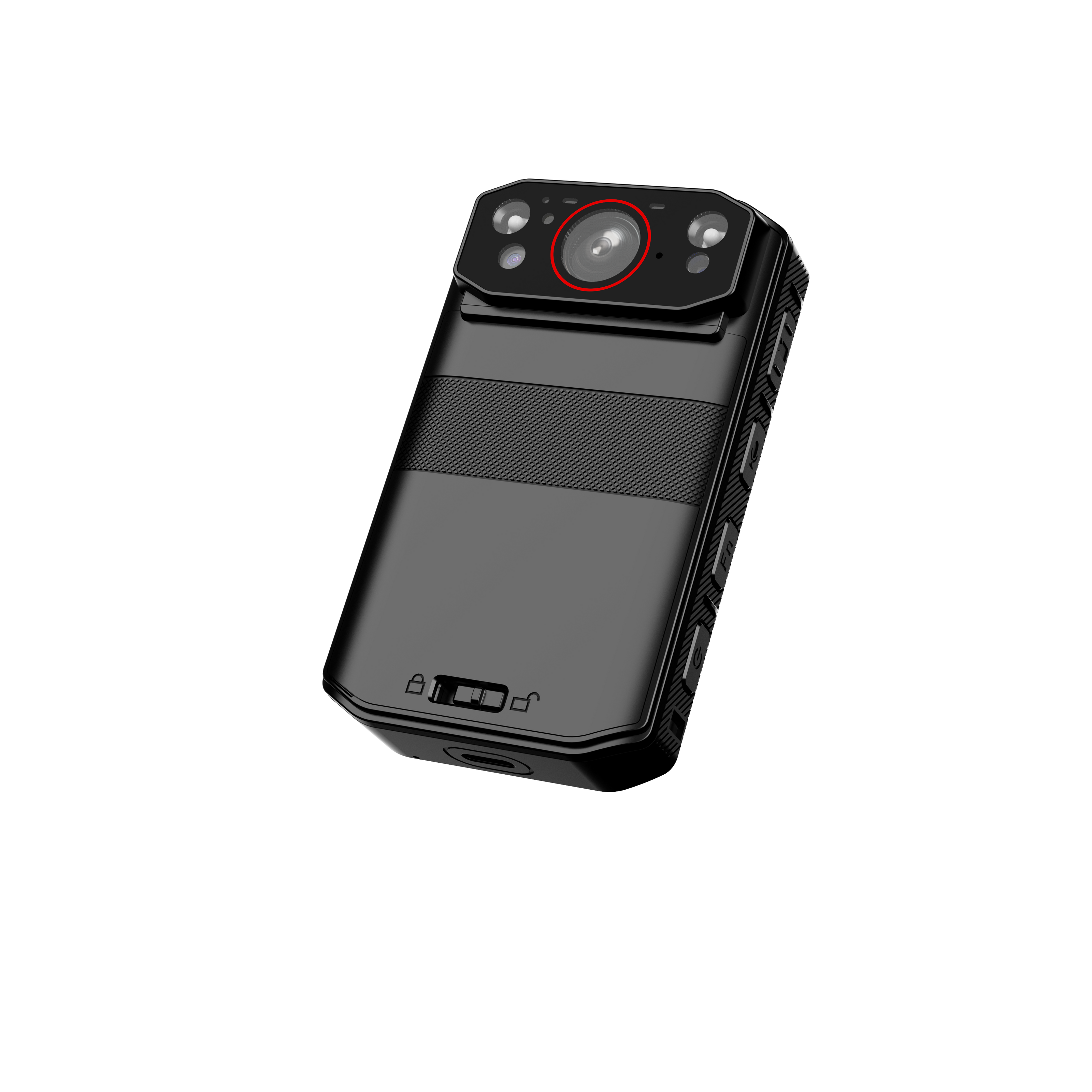 A88 Body-Worn Camera 4G/5G Wireless Transmission Remote Real-Time Monitoring 2.8-inch Touch Screen